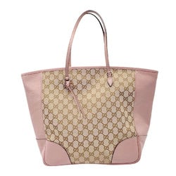 GUCCI Handbag GG Canvas Leather Brown x Pink Women's 323671 n0669