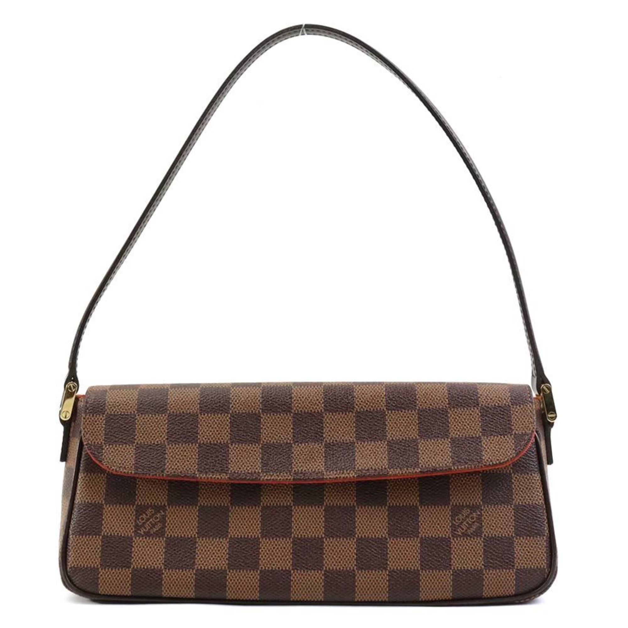 Louis Vuitton LOUIS VUITTON Shoulder Bag Damier Recoleta Canvas Brown Women's N51299 e59417a