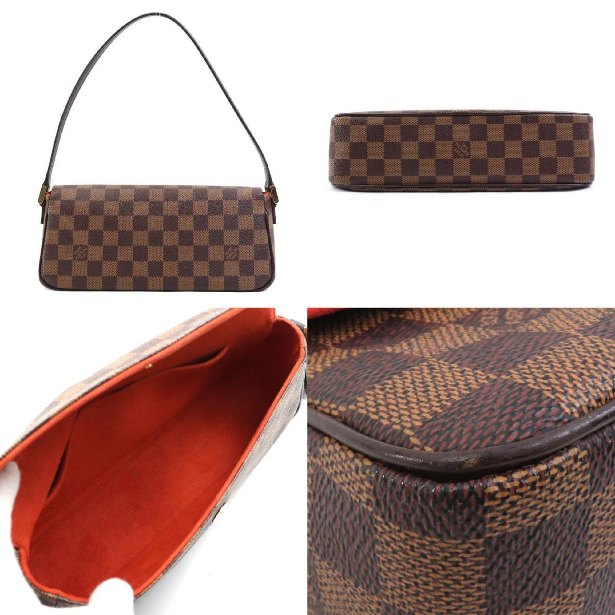 Louis Vuitton LOUIS VUITTON Shoulder Bag Damier Recoleta Canvas Brown Women's N51299 e59417a