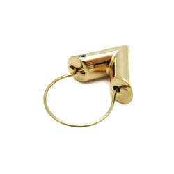 Louis Vuitton Essential V M61088 Gold Plating Single Stud Earring Gold