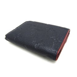 Louis Vuitton Monogram Empreinte Zoe Wallet M58880 Women's Monogram Empreinte Wallet (tri-fold) Marine Rouge