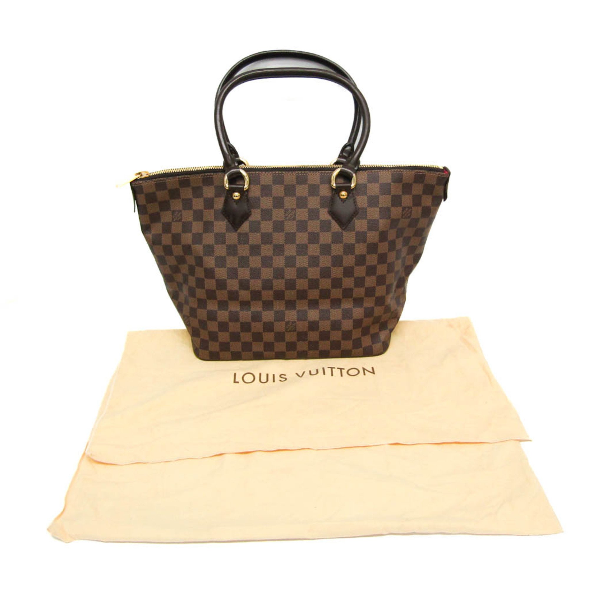 Louis Vuitton Damier Saleya MM N51182 Women's Handbag Ebene