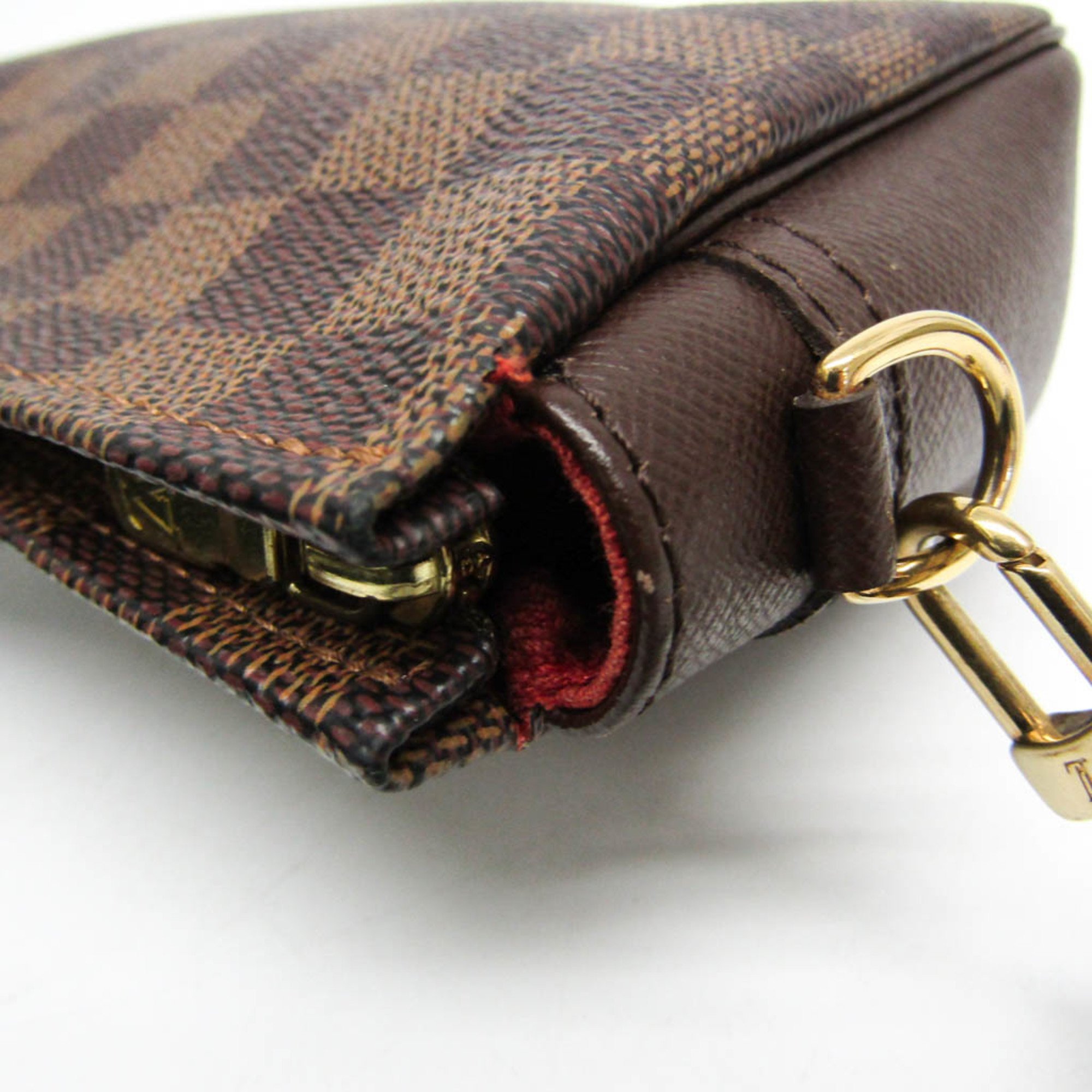 Louis Vuitton Damier Truth Makeup Accessory Pouch N51982 Women's Handbag Ebene