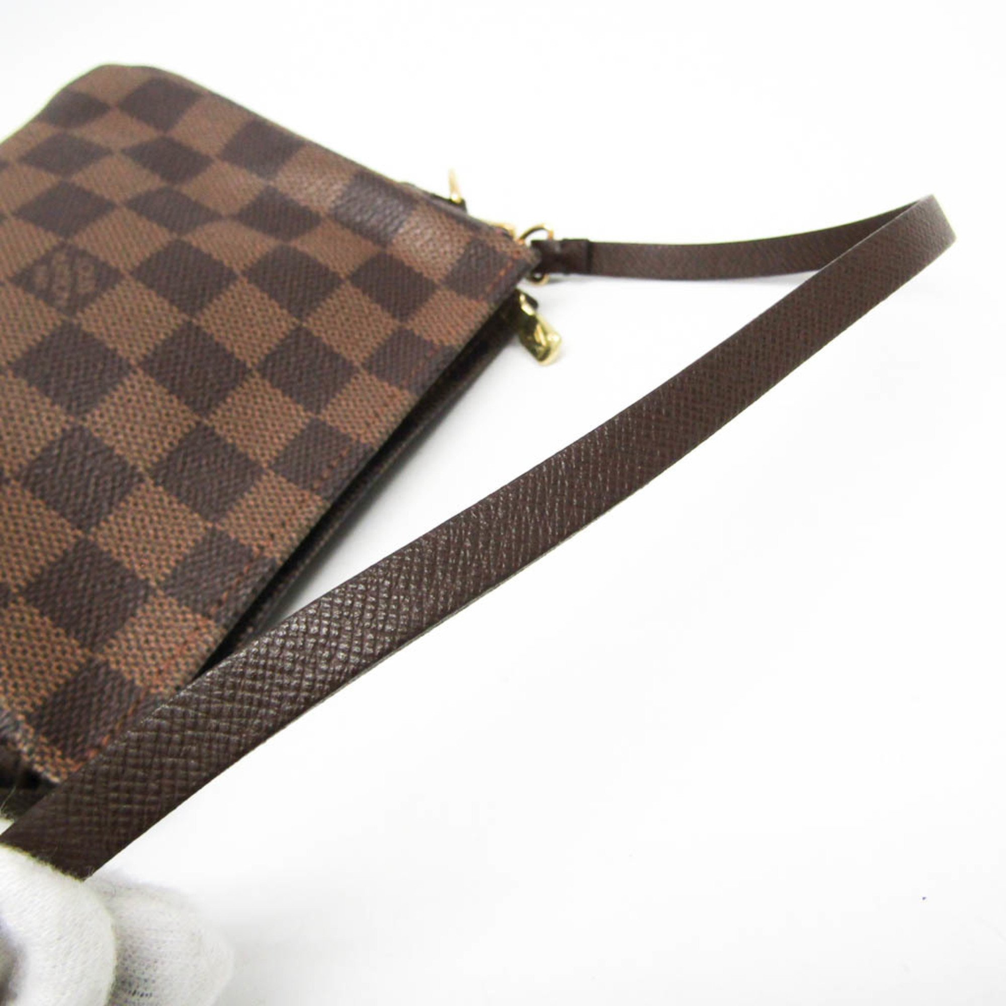 Louis Vuitton Damier Truth Makeup Accessory Pouch N51982 Women's Handbag Ebene