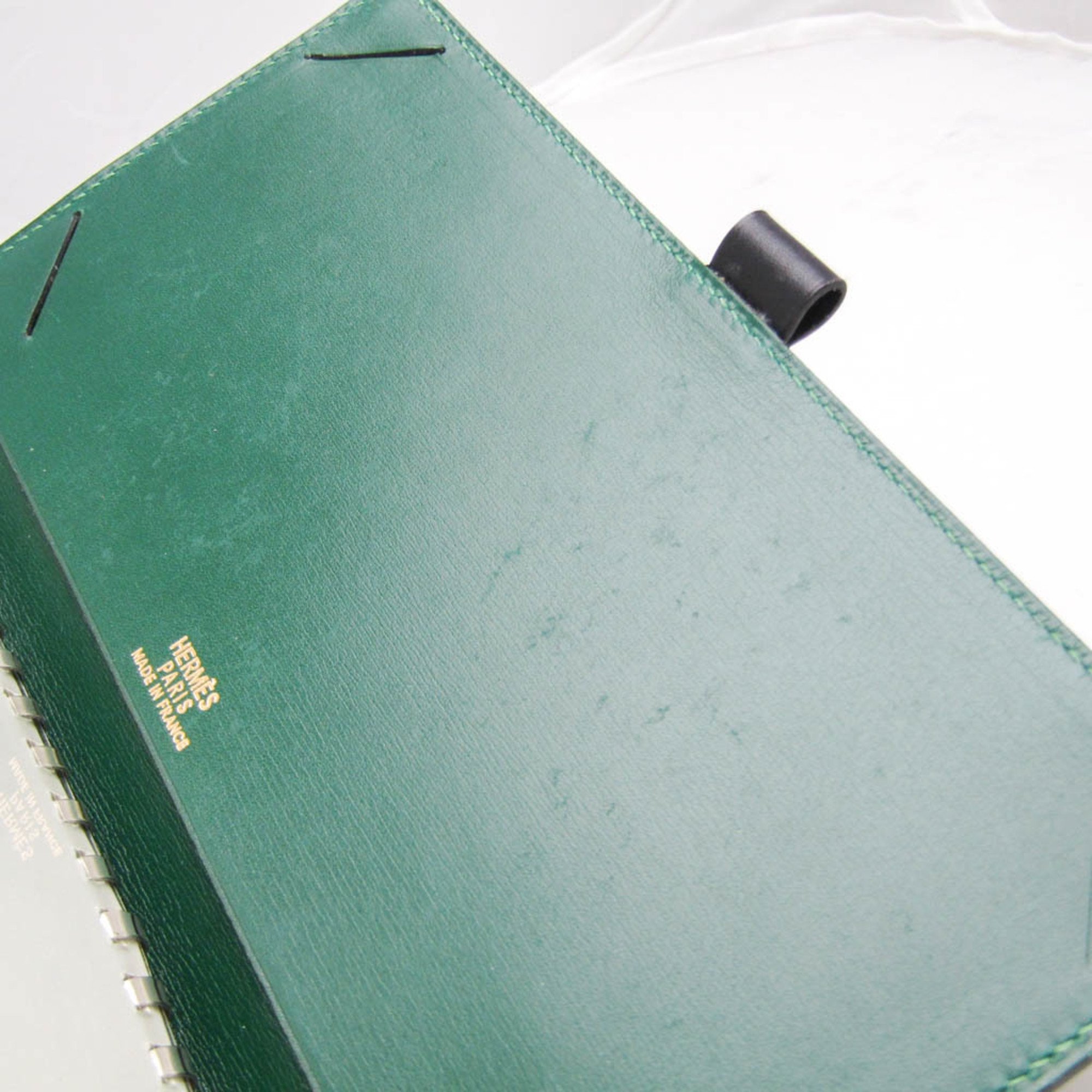 Hermes Agenda A6 Planner Cover Black,Green Vision