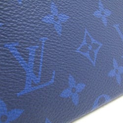 Louis Vuitton Taiga Pochette Discovery PM M30278 Men's Clutch Bag Cobalt