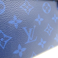 Louis Vuitton Taiga Pochette Discovery PM M30278 Men's Clutch Bag Cobalt