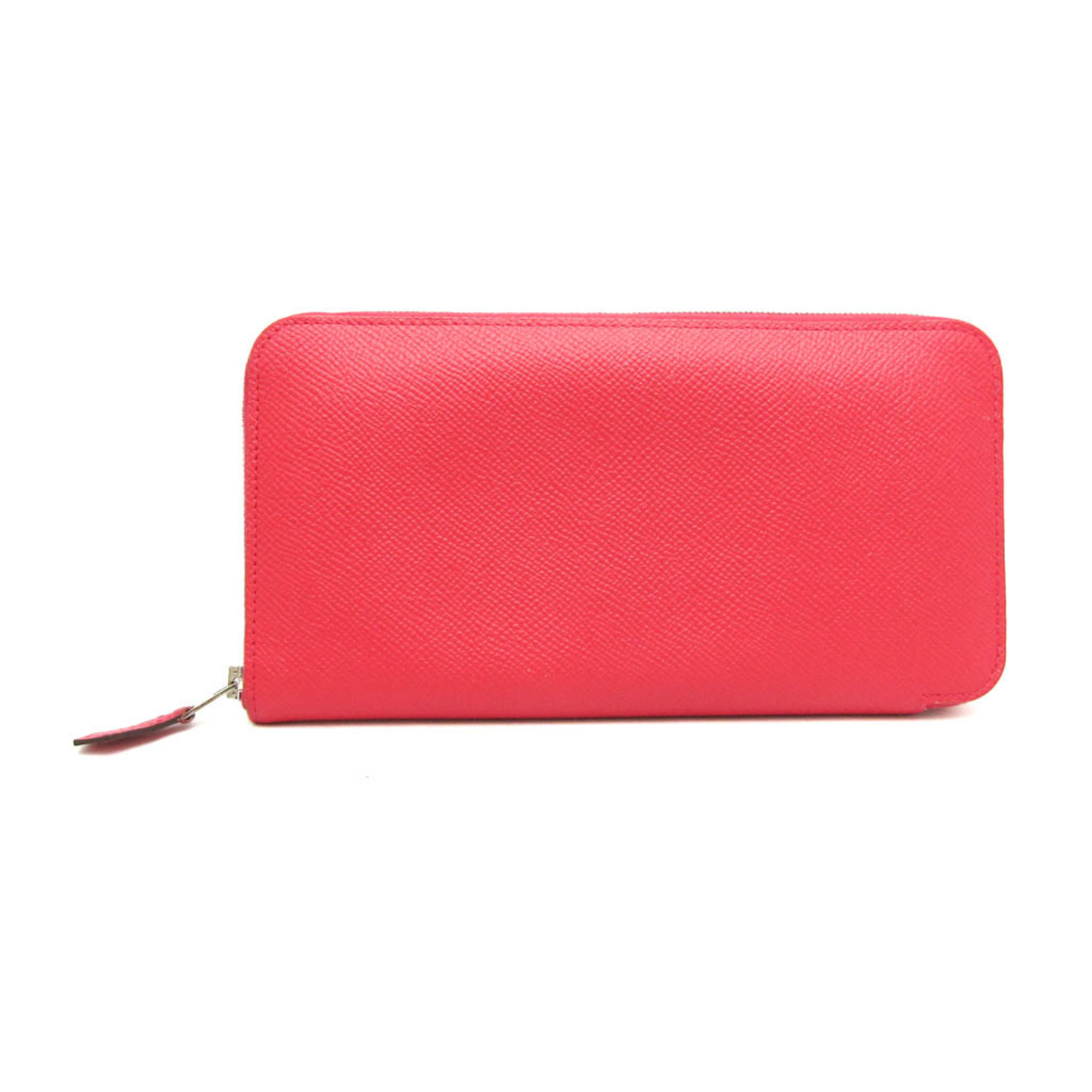 Hermes Asap Long Women's Epsom Leather Long Wallet (bi-fold) Pink