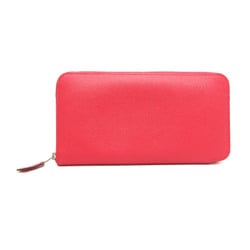 Hermes Asap Long Women's Epsom Leather Long Wallet (bi-fold) Pink