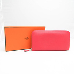 Hermes Asap Long Women's Epsom Leather Long Wallet (bi-fold) Pink