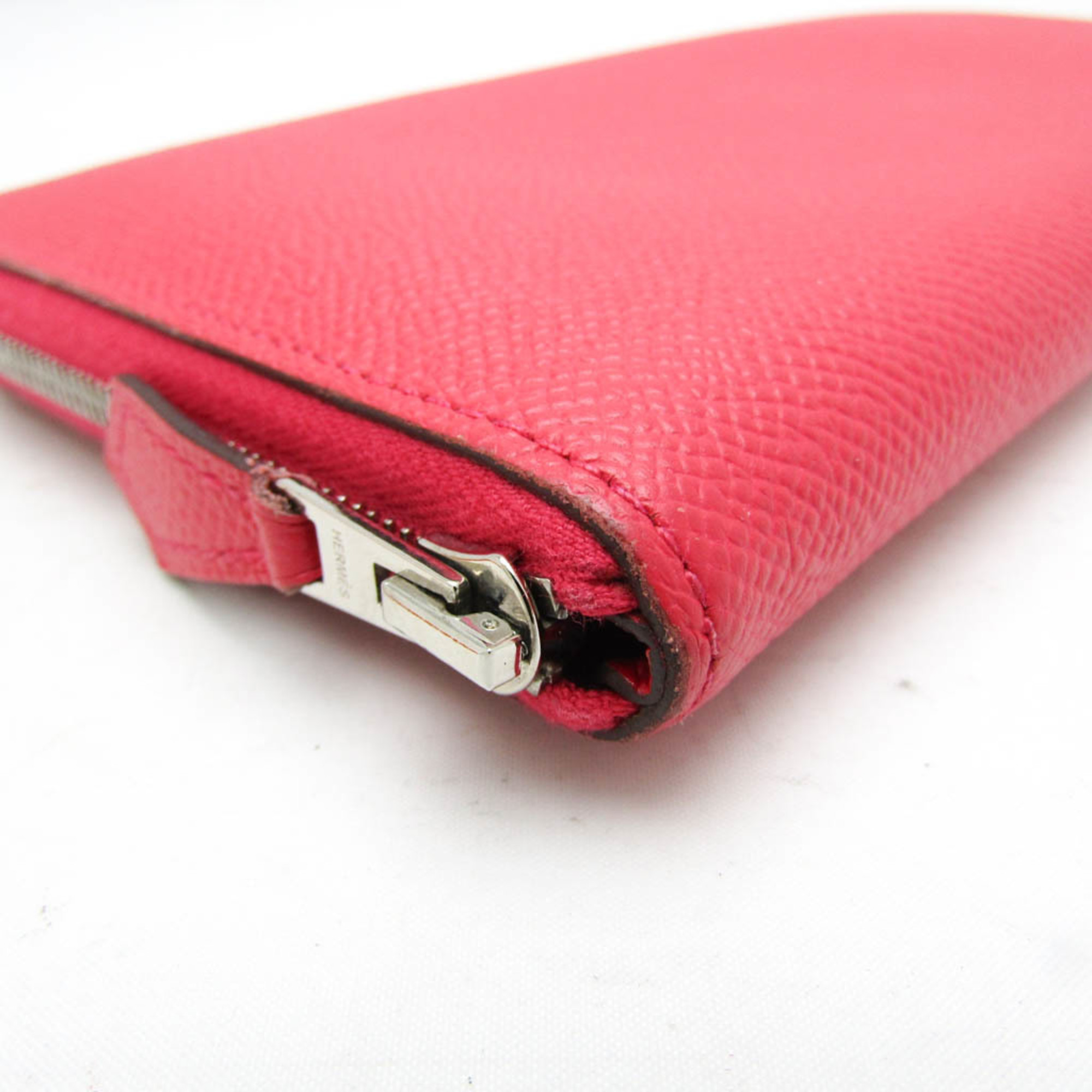 Hermes Asap Long Women's Epsom Leather Long Wallet (bi-fold) Pink