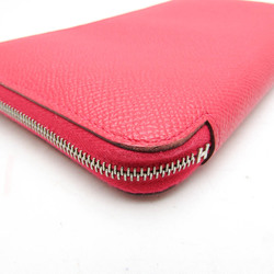 Hermes Asap Long Women's Epsom Leather Long Wallet (bi-fold) Pink