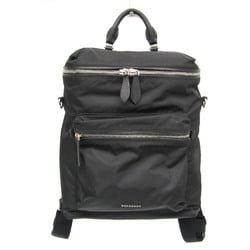 Burberry Logo 4064913 Men,Women Nylon,Leather Backpack Black