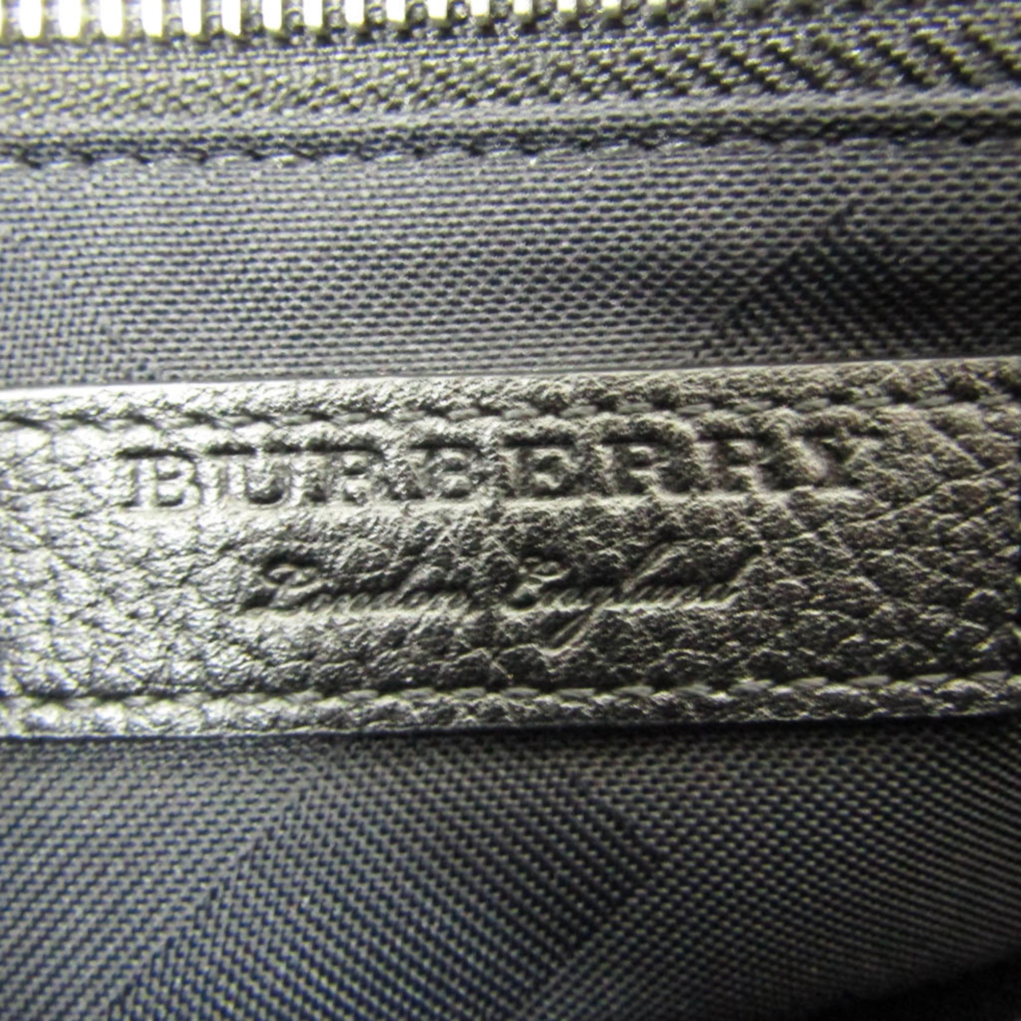 Burberry Logo 4064913 Men,Women Nylon,Leather Backpack Black