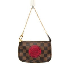 Louis Vuitton Damier Mini Pochette Accessoires T&B N58011 Women's Handbag Ebene