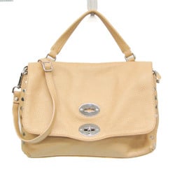 Zanellato POSTINA S Women's Leather Handbag,Shoulder Bag Beige