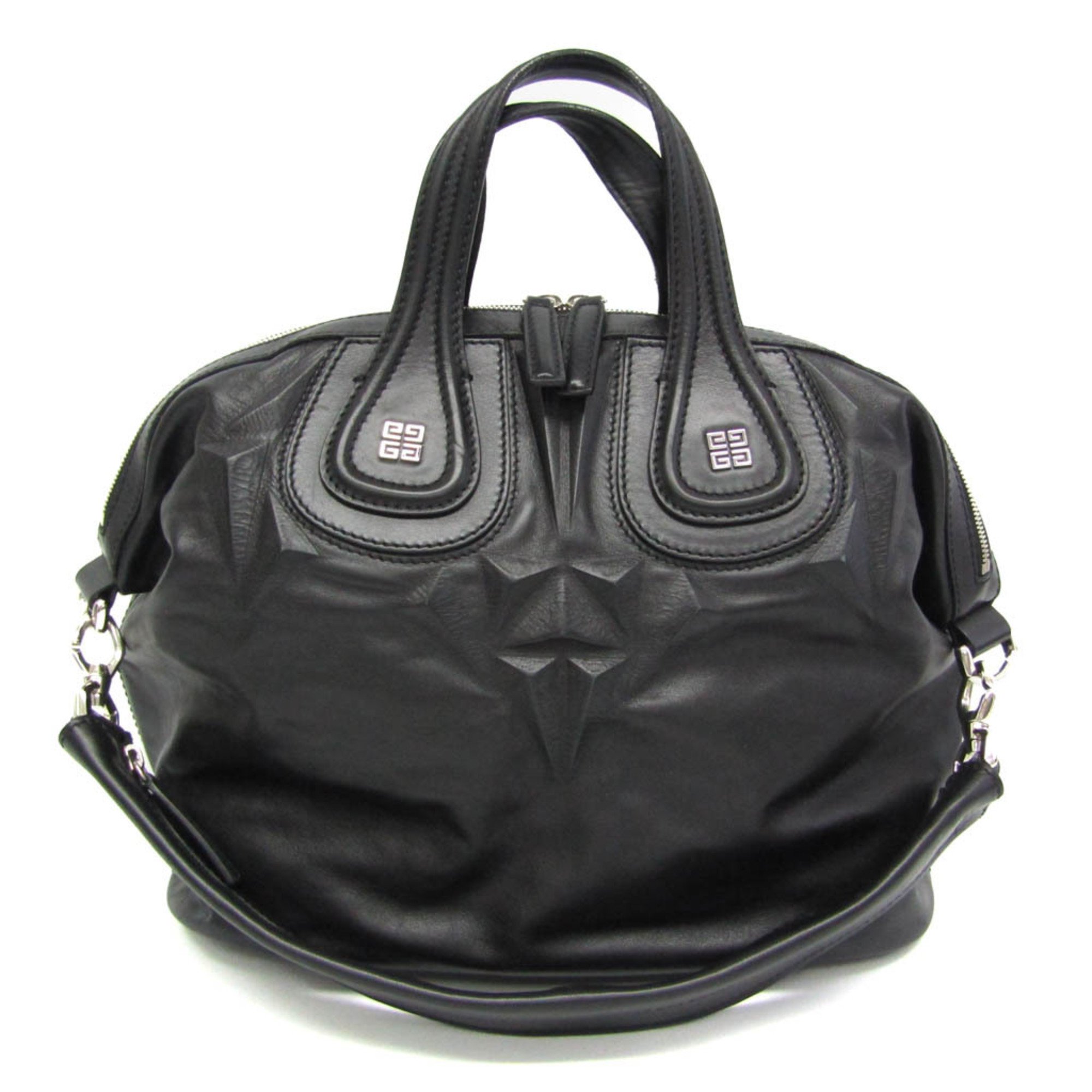 Givenchy Nightingale Women's Leather Handbag,Shoulder Bag Black