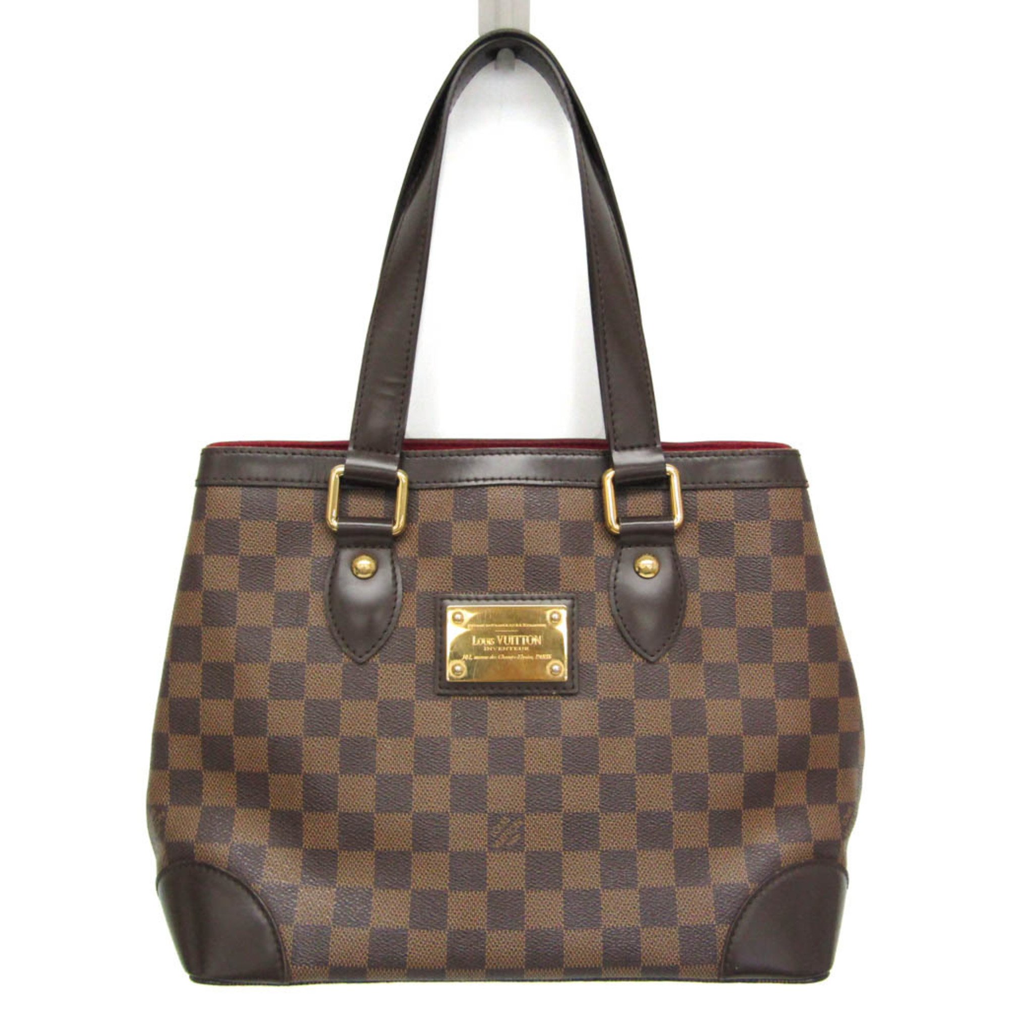 Louis Vuitton Damier Hampstead PM N51205 Women's Handbag Ebene