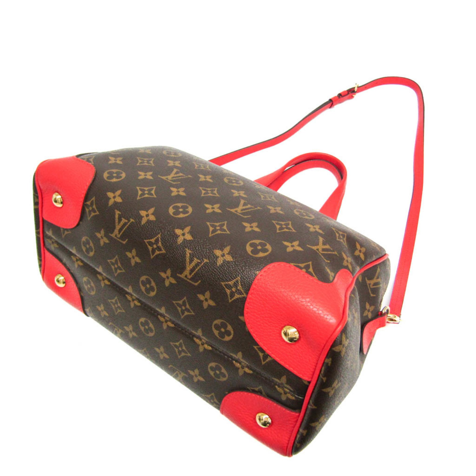 Louis Vuitton Monogram Retiro M50057 Women's Handbag,Shoulder Bag Coquelicots