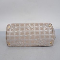 Chanel Tote Bag New Travel Nylon Beige Champagne Ladies