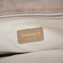 Chanel Tote Bag New Travel Nylon Beige Champagne Ladies