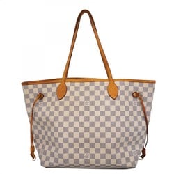 Louis Vuitton Tote Bag Damier Azur Neverfull MM N51107 White Women's