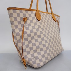 Louis Vuitton Tote Bag Damier Azur Neverfull MM N51107 White Women's