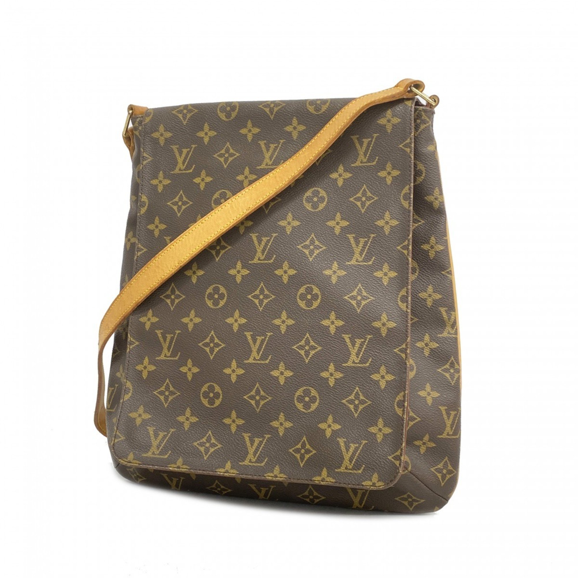 Louis Vuitton Shoulder Bag Monogram Musette M51256 Brown Ladies