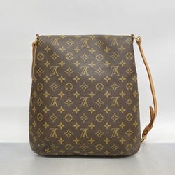 Louis Vuitton Shoulder Bag Monogram Musette M51256 Brown Ladies