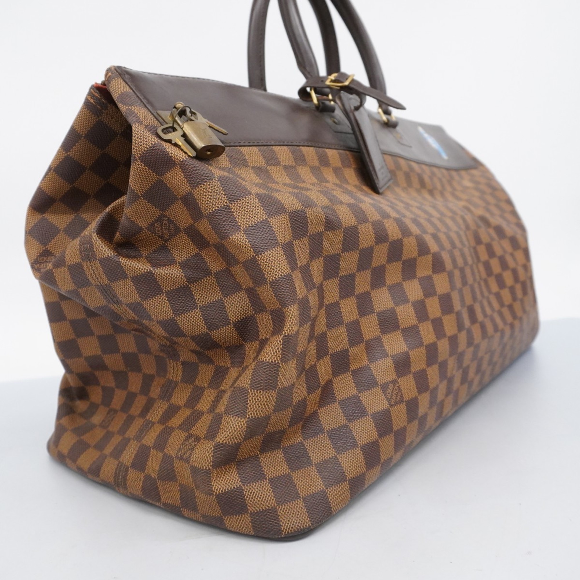 Louis Vuitton Boston Bag Damier Greenwich GM N41155 Ebene Men's Women's