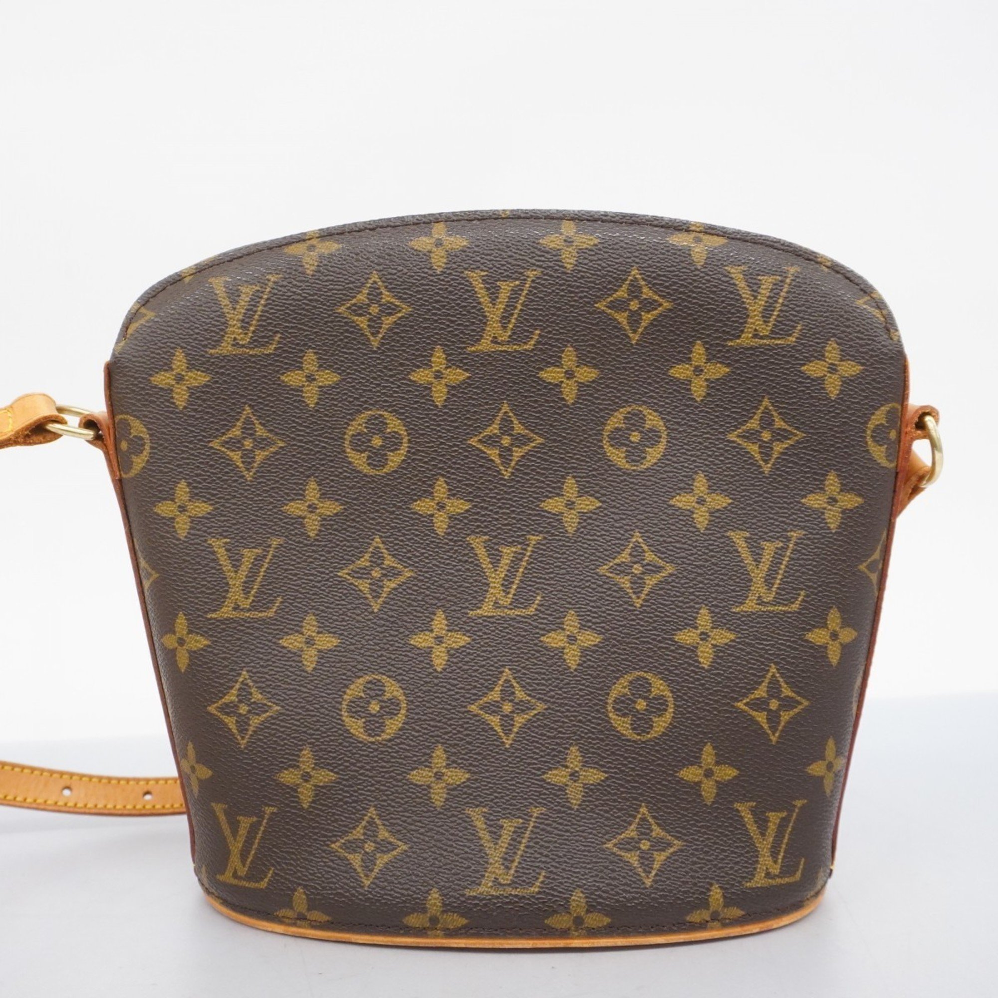 Louis Vuitton Shoulder Bag Monogram Drouot M51290 Brown Ladies