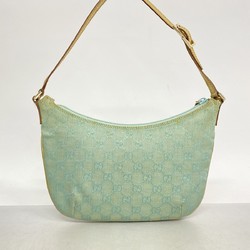 Gucci Handbag GG Canvas 005 0813 Mint Green Women's