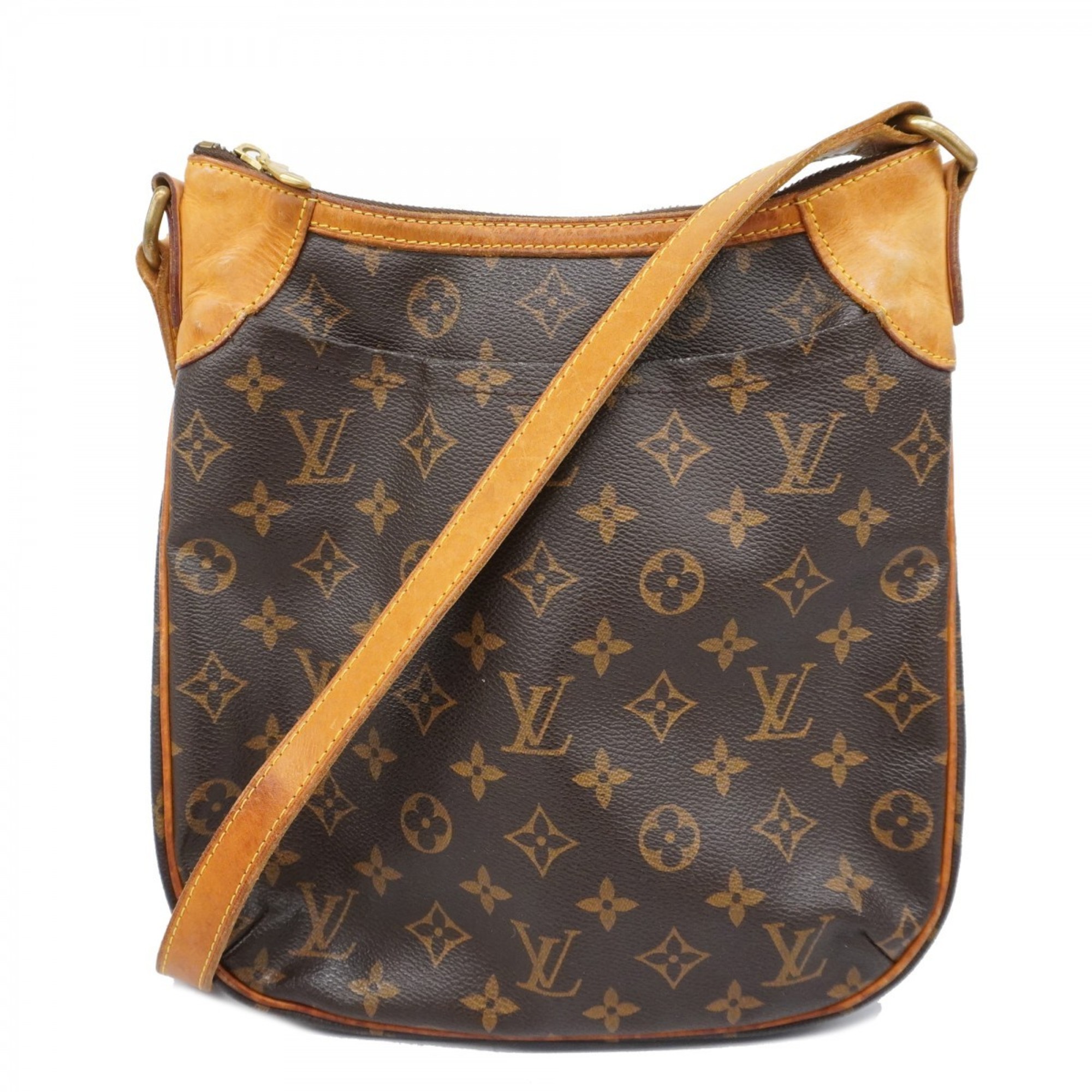 Louis Vuitton Shoulder Bag Monogram Odeon PM M56390 Brown Women's