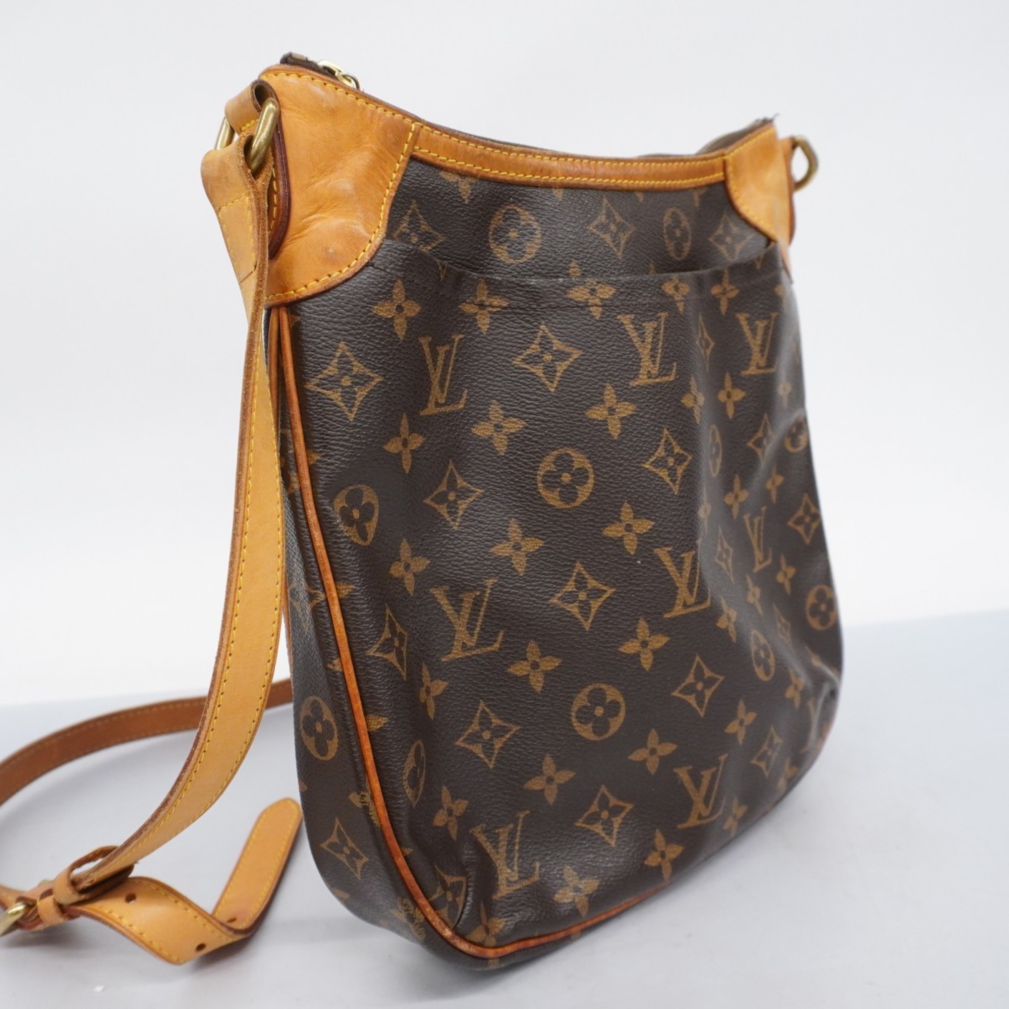 Louis Vuitton Shoulder Bag Monogram Odeon PM M56390 Brown Women's