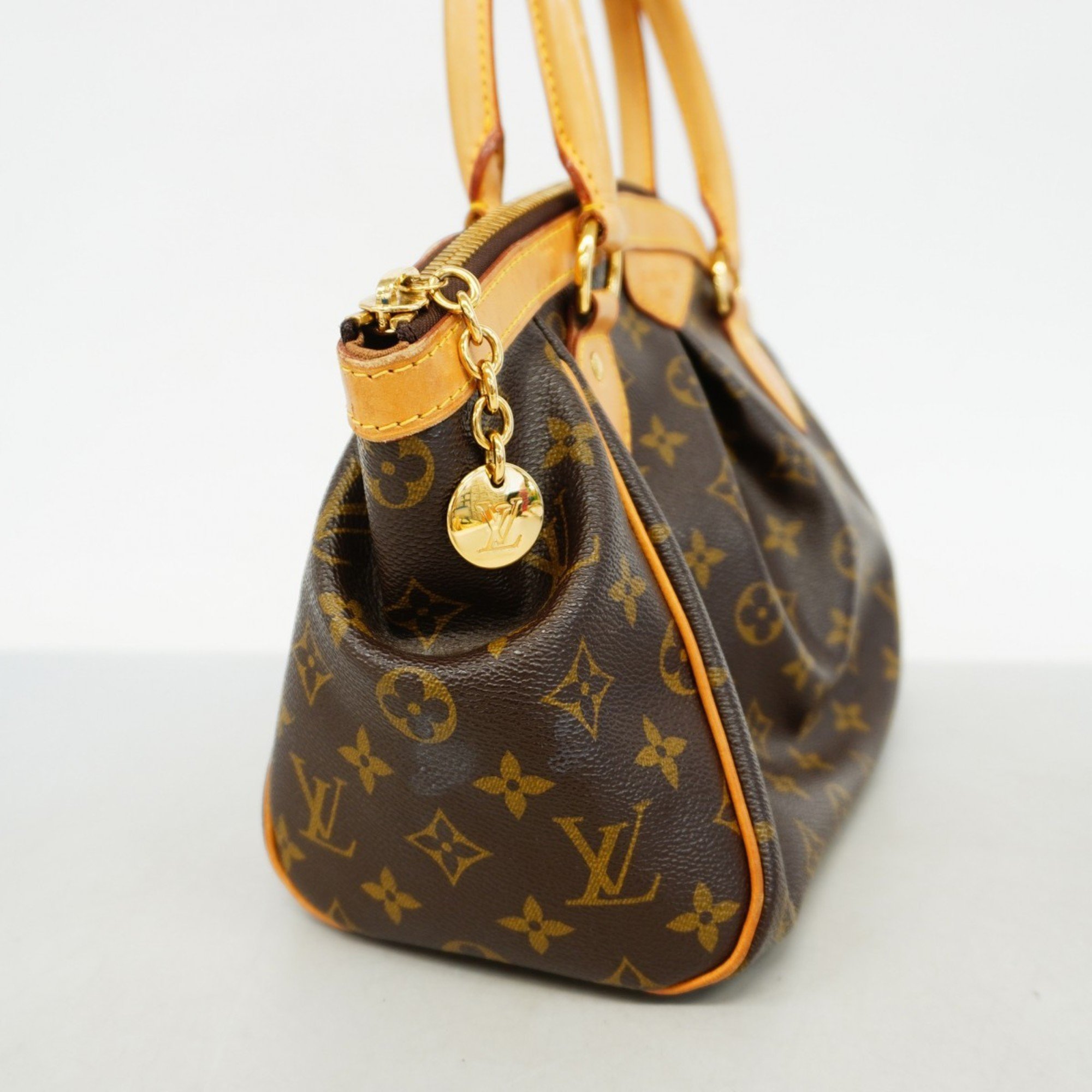 Louis Vuitton Handbag Monogram Tivoli PM M40143 Brown Ladies