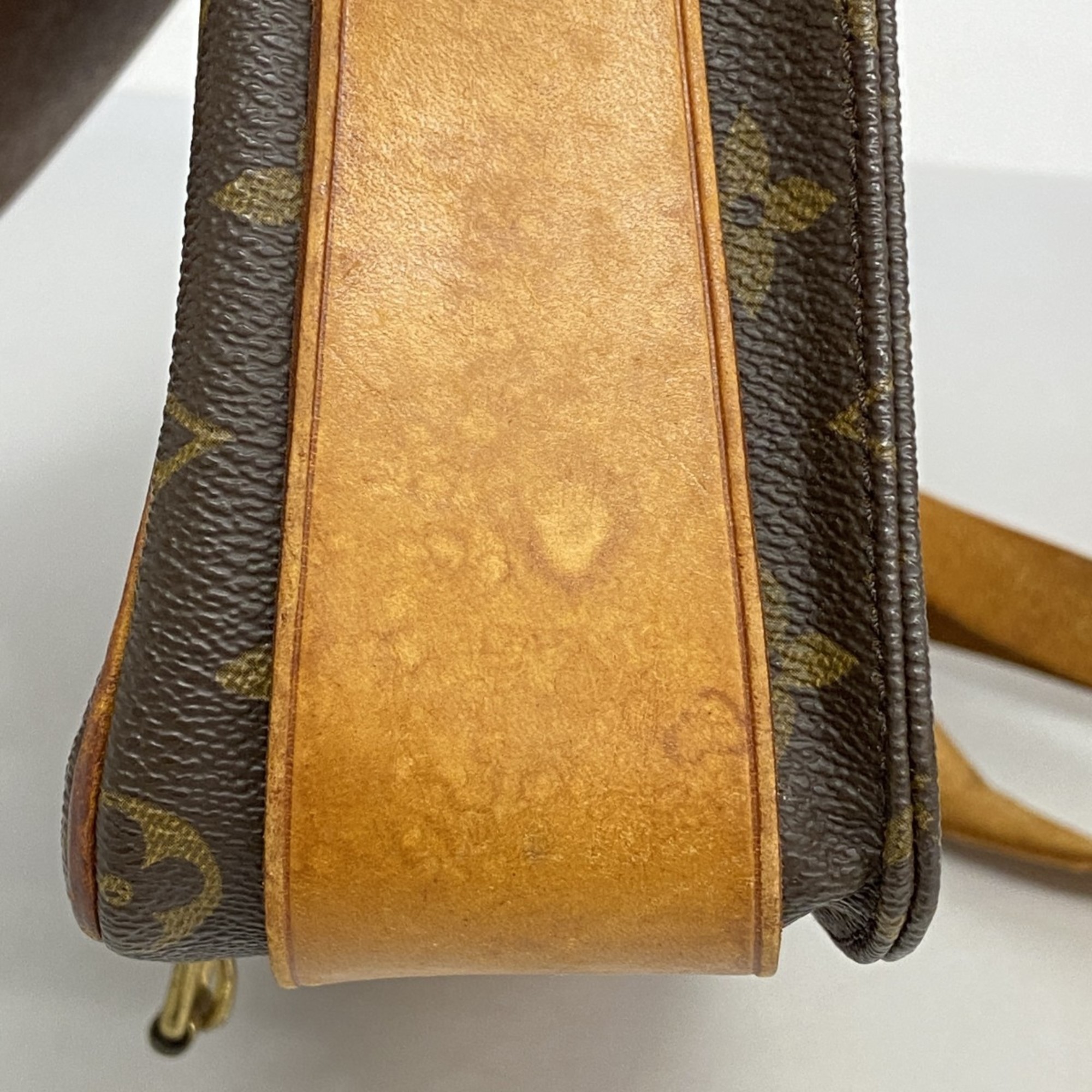 Louis Vuitton Shoulder Bag Monogram Cartesier GM M51252 Brown Ladies