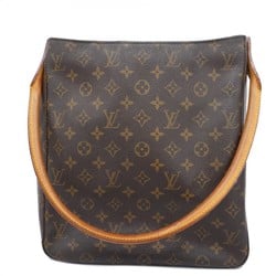 Louis Vuitton Shoulder Bag Monogram Looping GM M51145 Brown Ladies