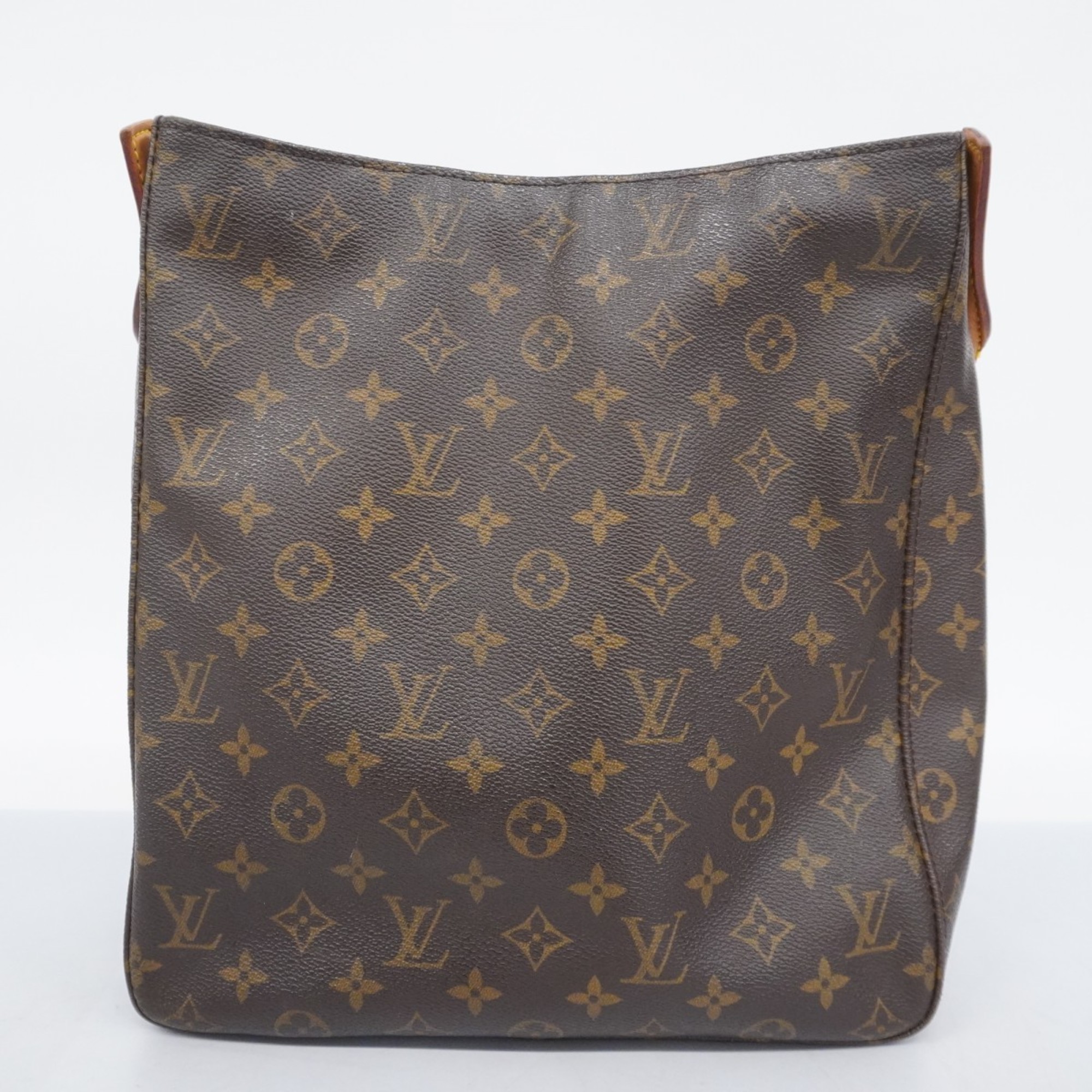 Louis Vuitton Shoulder Bag Monogram Looping GM M51145 Brown Ladies