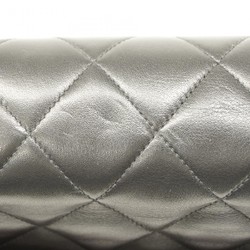 Chanel Shoulder Bag Deca Matelasse Lambskin Black Women's