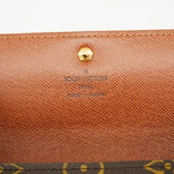 Louis Vuitton Long Wallet Monogram Porto Monnaie Credit M61726 Brown Ladies