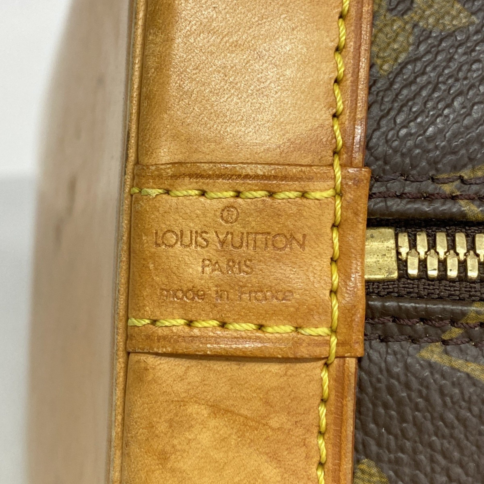 Louis Vuitton handbag Monogram Alma M51130 brown ladies