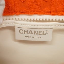 Chanel Shoulder Bag Pile Orange Ladies