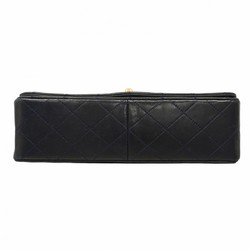 Chanel Shoulder Bag Matelasse Lambskin Navy Women's