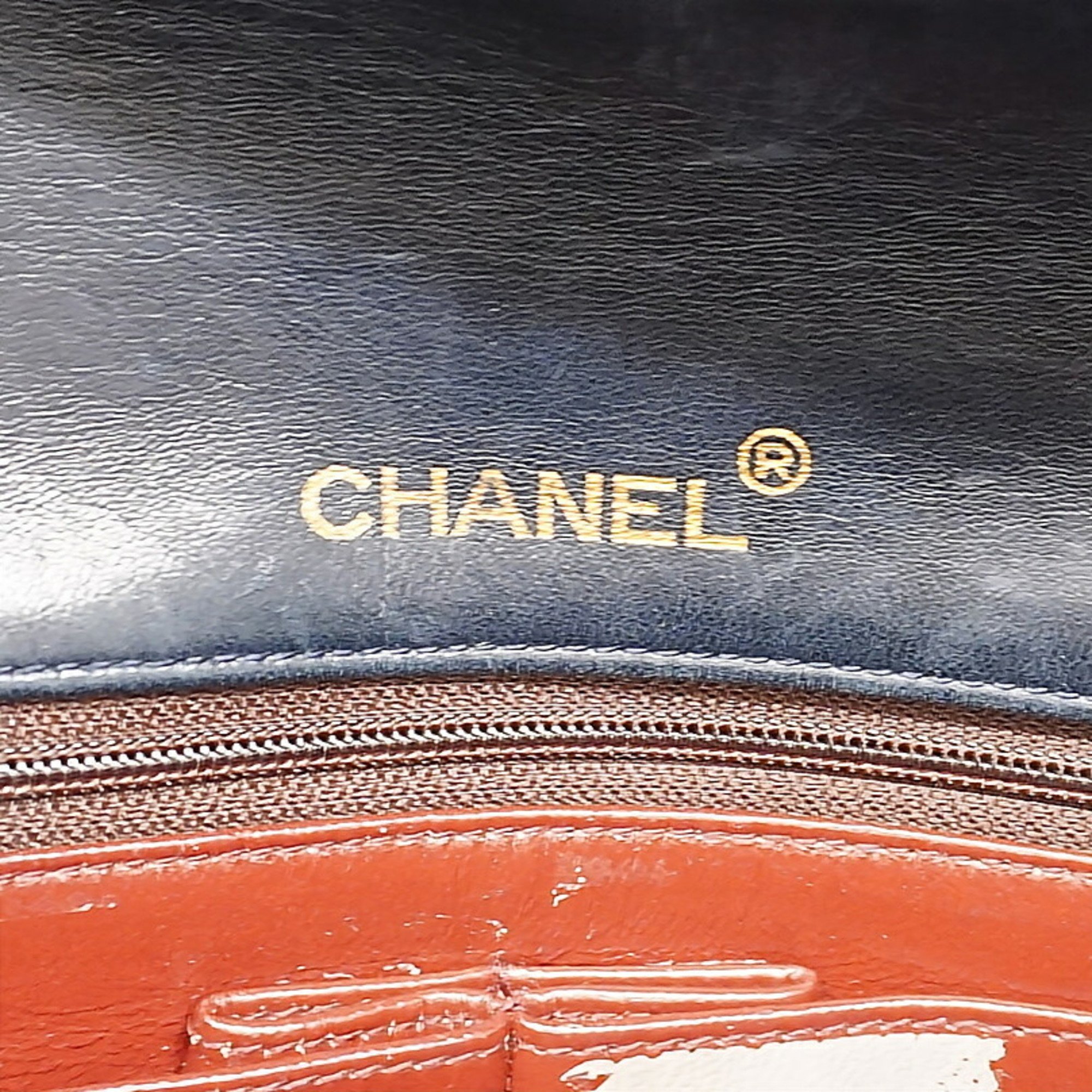 Chanel Shoulder Bag Matelasse Lambskin Navy Women's