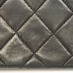 Chanel Shoulder Bag Matelasse Lambskin Black Women's