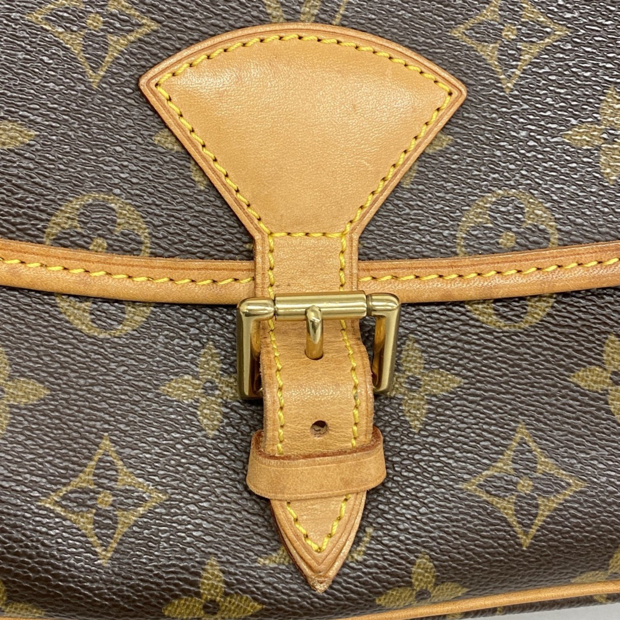 Louis Vuitton Shoulder Bag Monogram Sologne M42250 Brown