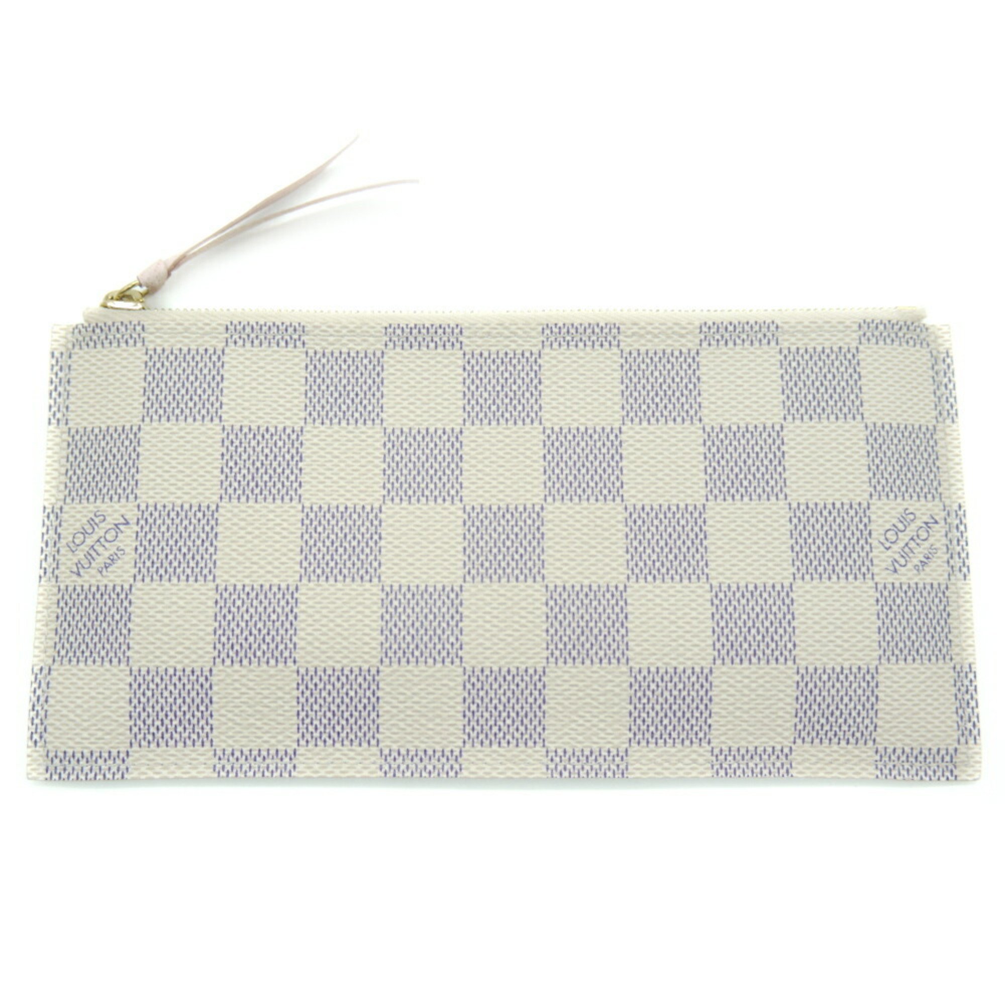 LOUIS VUITTON Louis Vuitton Pochette Felicie Damier Azur Chain Shoulder Wallet Pouch N63106