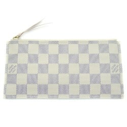 LOUIS VUITTON Louis Vuitton Pochette Felicie Damier Azur Chain Shoulder Wallet Pouch N63106