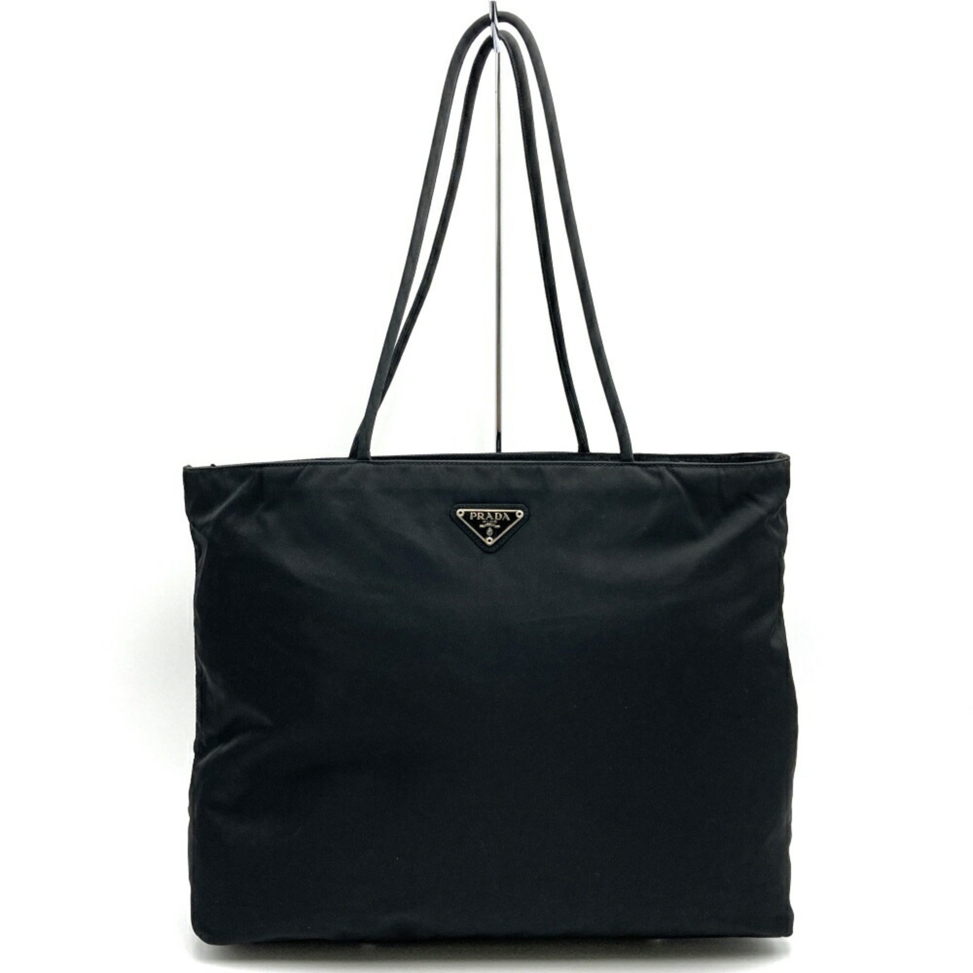 PRADA Prada Tote Bag Shoulder Size Fits Nylon Black Women's