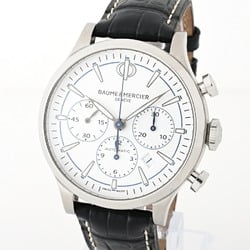 Baume & Mercier Capeland 50th Anniversary of Japan's Landing Model M0A10437 White Automatic Watch A-156739